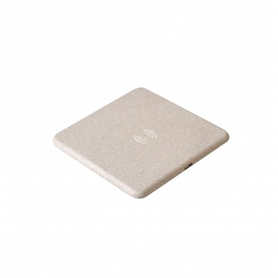 10W Wireless Charger Fast Charging Wheat Fiber Ecofriendly Trending Wireless Charger for Promotion